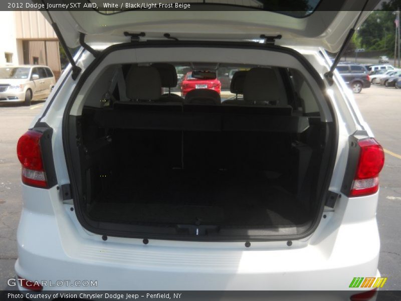 White / Black/Light Frost Beige 2012 Dodge Journey SXT AWD