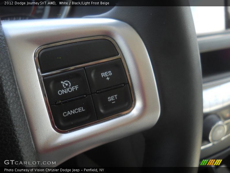 White / Black/Light Frost Beige 2012 Dodge Journey SXT AWD