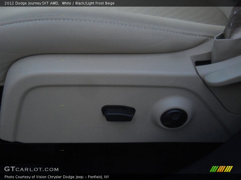 White / Black/Light Frost Beige 2012 Dodge Journey SXT AWD