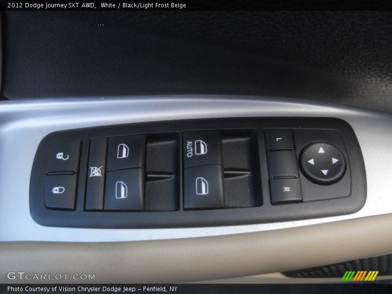 White / Black/Light Frost Beige 2012 Dodge Journey SXT AWD