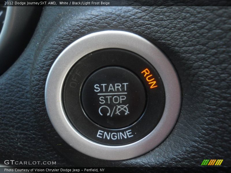 White / Black/Light Frost Beige 2012 Dodge Journey SXT AWD