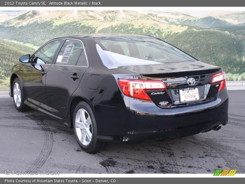 Attitude Black Metallic / Black 2012 Toyota Camry SE