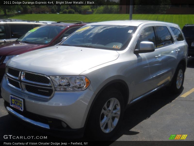 Bright Silver Metallic / Black 2011 Dodge Durango Express 4x4