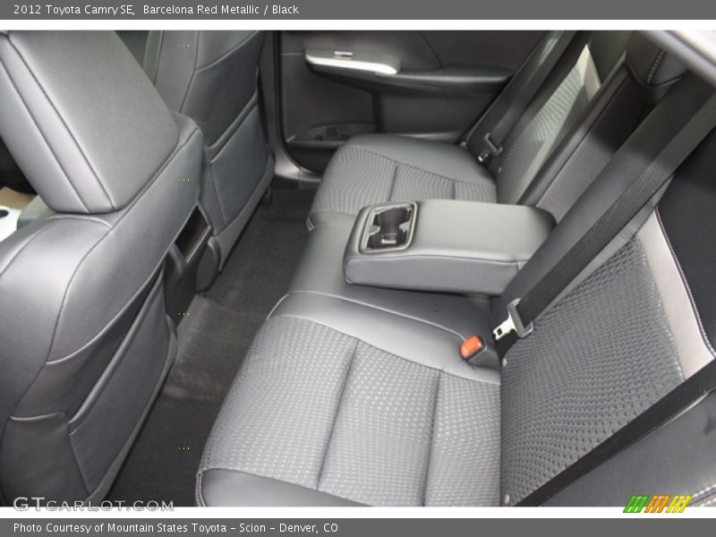 Barcelona Red Metallic / Black 2012 Toyota Camry SE