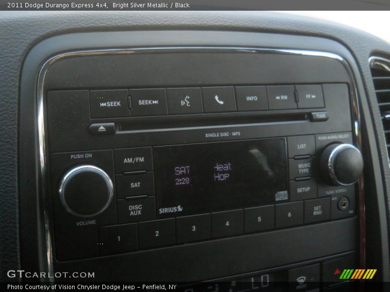 Bright Silver Metallic / Black 2011 Dodge Durango Express 4x4