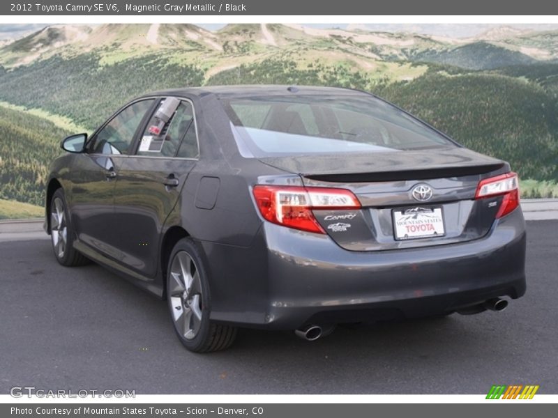 Magnetic Gray Metallic / Black 2012 Toyota Camry SE V6