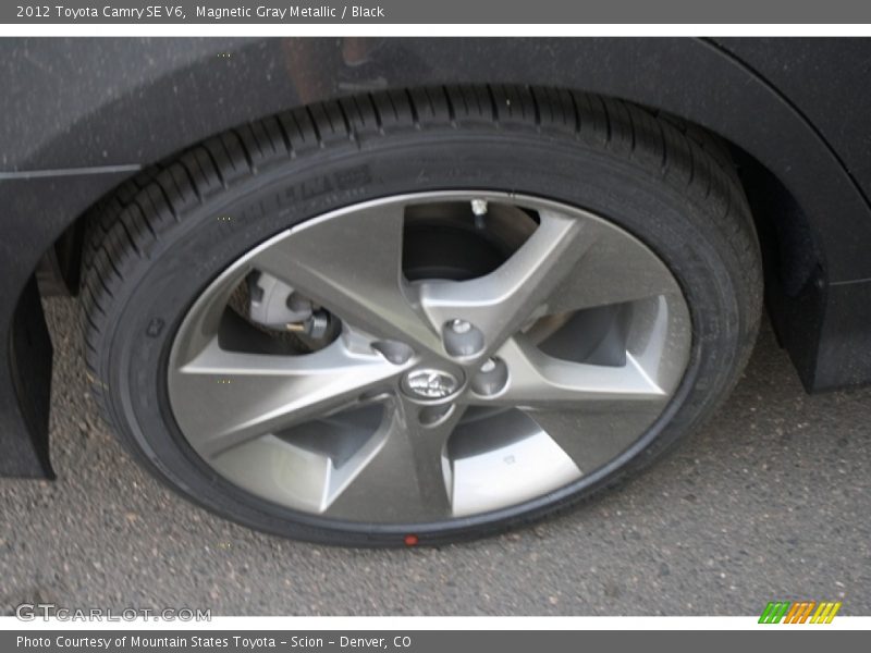 Magnetic Gray Metallic / Black 2012 Toyota Camry SE V6