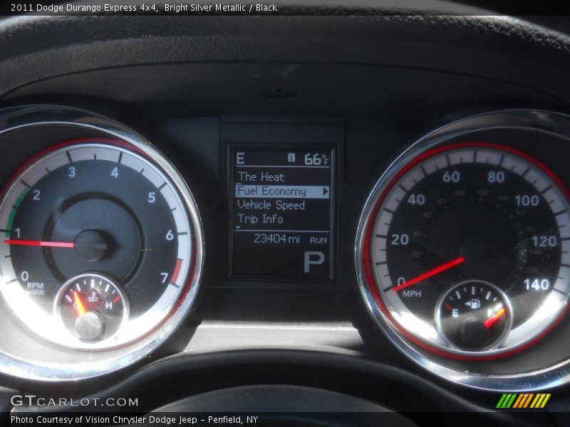 Bright Silver Metallic / Black 2011 Dodge Durango Express 4x4
