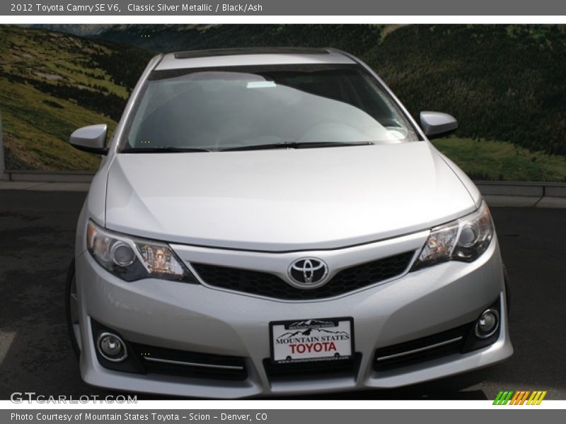 Classic Silver Metallic / Black/Ash 2012 Toyota Camry SE V6