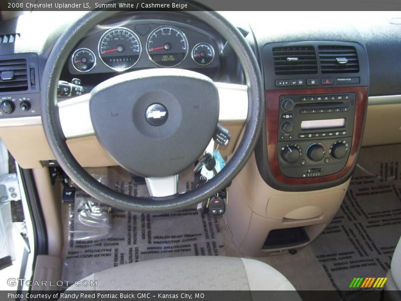 Summit White / Cashmere Beige 2008 Chevrolet Uplander LS