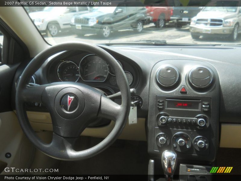 Sedona Beige Metallic / Light Taupe 2007 Pontiac G6 Sedan