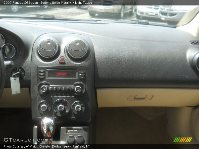 Sedona Beige Metallic / Light Taupe 2007 Pontiac G6 Sedan