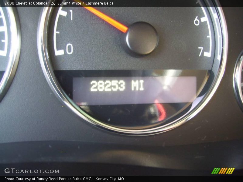 Summit White / Cashmere Beige 2008 Chevrolet Uplander LS