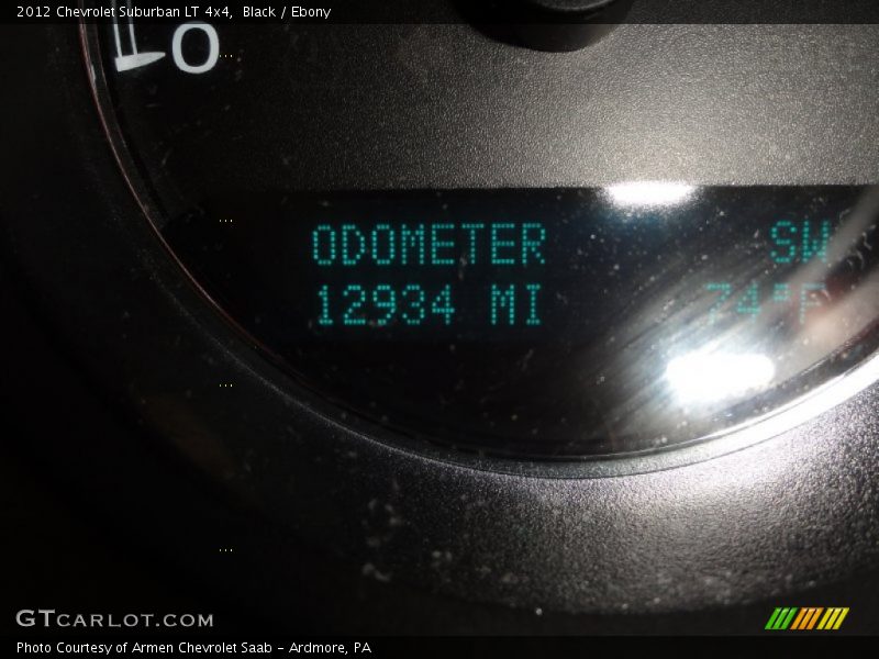 Black / Ebony 2012 Chevrolet Suburban LT 4x4