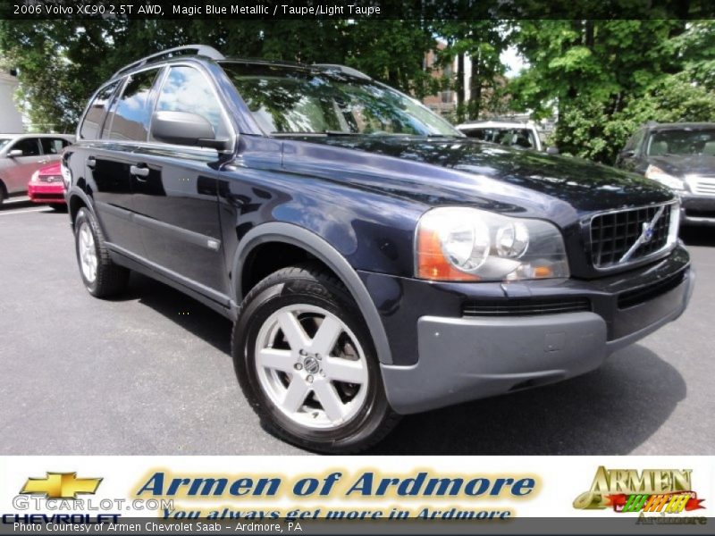 Magic Blue Metallic / Taupe/Light Taupe 2006 Volvo XC90 2.5T AWD