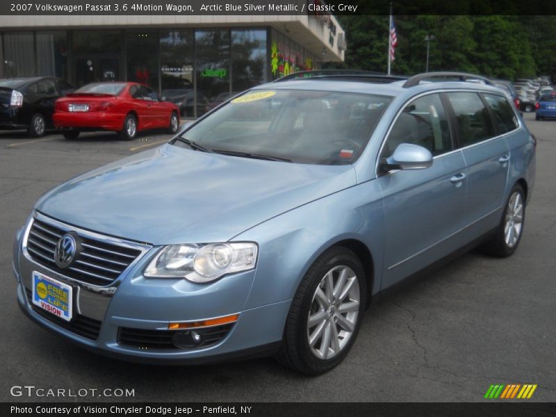 Arctic Blue Silver Metallic / Classic Grey 2007 Volkswagen Passat 3.6 4Motion Wagon
