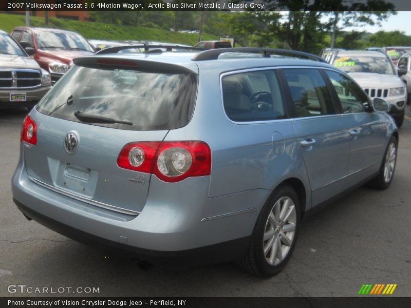 Arctic Blue Silver Metallic / Classic Grey 2007 Volkswagen Passat 3.6 4Motion Wagon