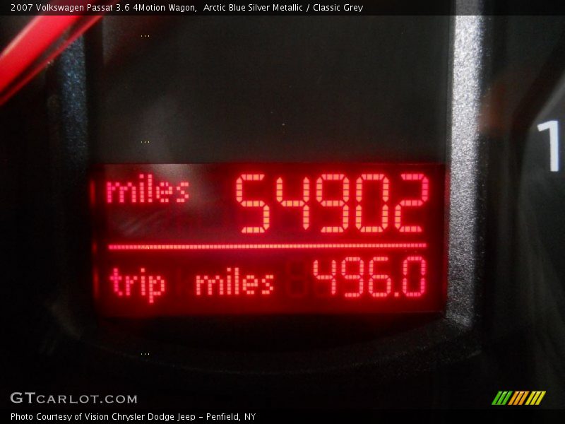 Arctic Blue Silver Metallic / Classic Grey 2007 Volkswagen Passat 3.6 4Motion Wagon