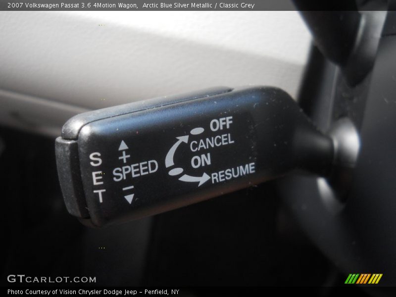 Controls of 2007 Passat 3.6 4Motion Wagon