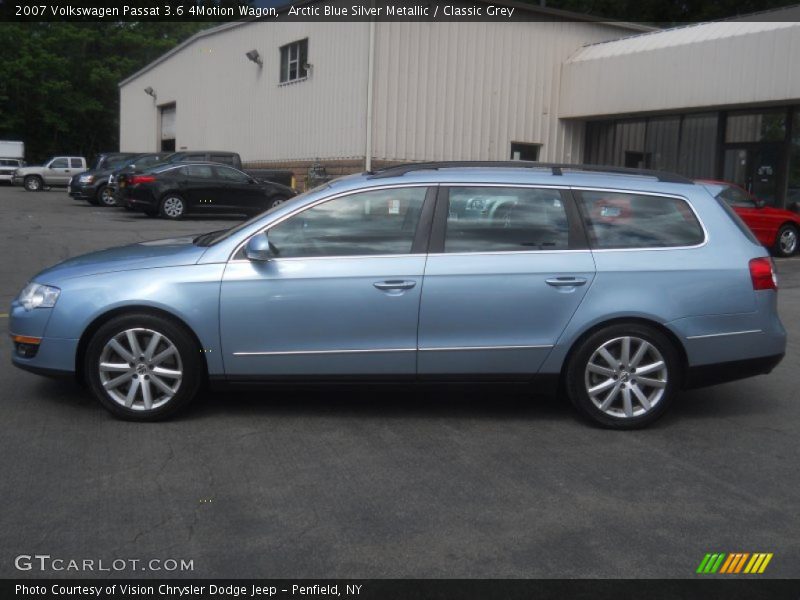  2007 Passat 3.6 4Motion Wagon Arctic Blue Silver Metallic