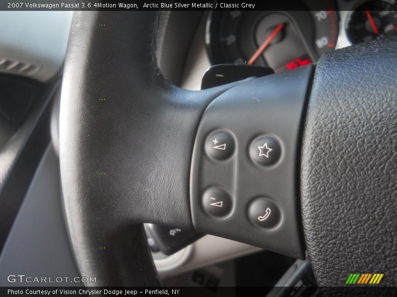 Controls of 2007 Passat 3.6 4Motion Wagon