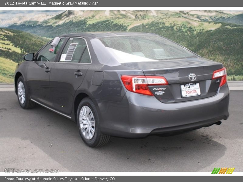 Magnetic Gray Metallic / Ash 2012 Toyota Camry LE