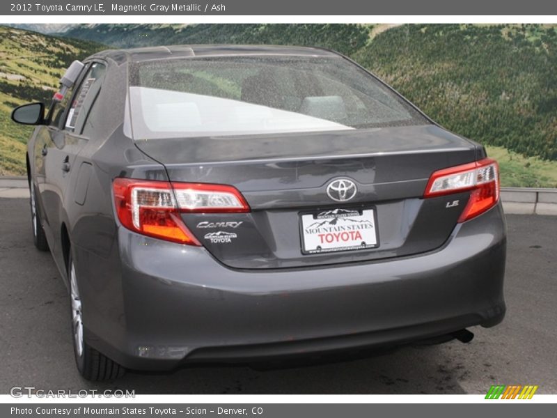 Magnetic Gray Metallic / Ash 2012 Toyota Camry LE