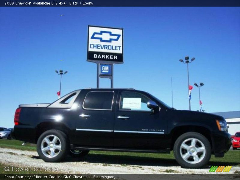 Black / Ebony 2009 Chevrolet Avalanche LTZ 4x4