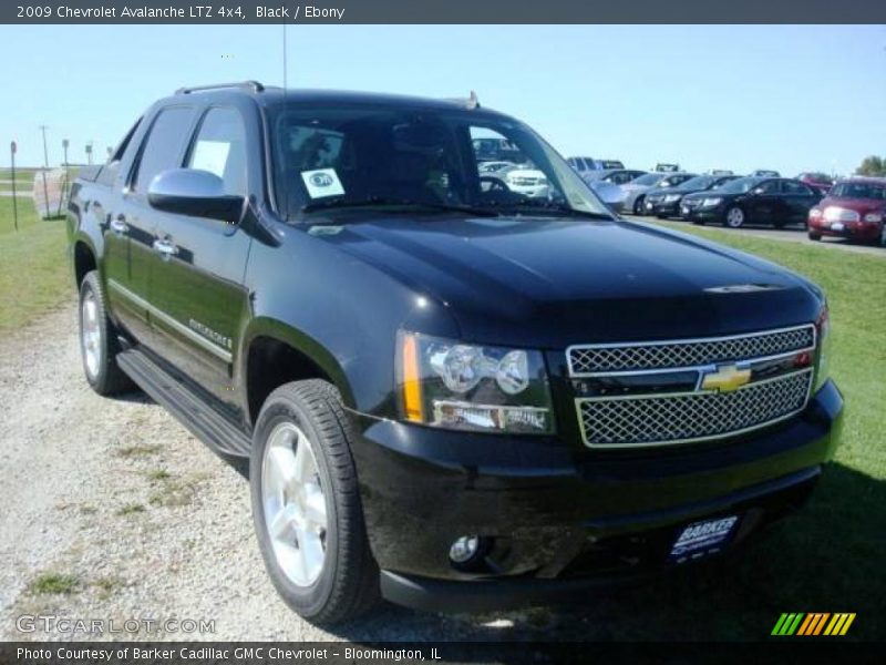 Black / Ebony 2009 Chevrolet Avalanche LTZ 4x4