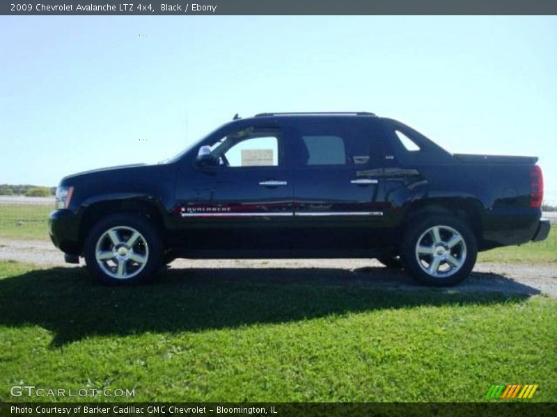 Black / Ebony 2009 Chevrolet Avalanche LTZ 4x4