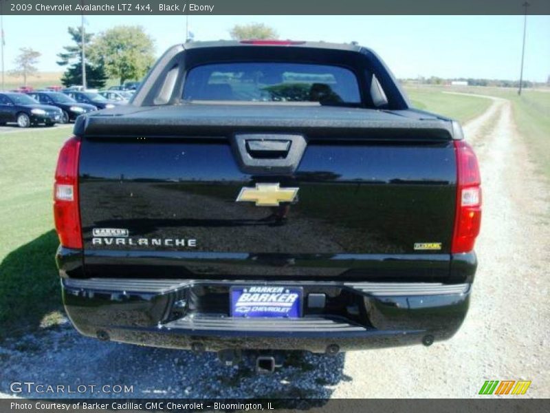 Black / Ebony 2009 Chevrolet Avalanche LTZ 4x4