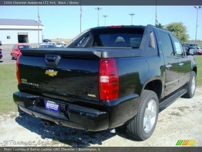 Black / Ebony 2009 Chevrolet Avalanche LTZ 4x4