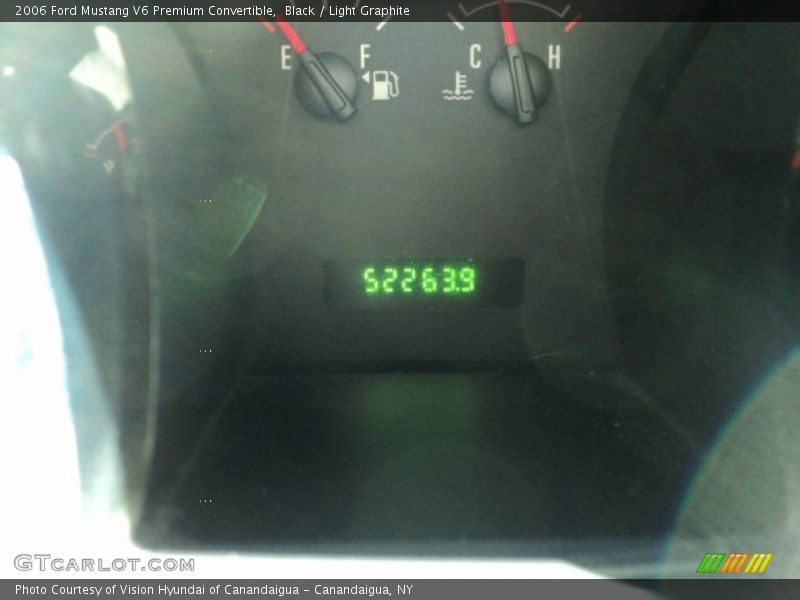 Black / Light Graphite 2006 Ford Mustang V6 Premium Convertible