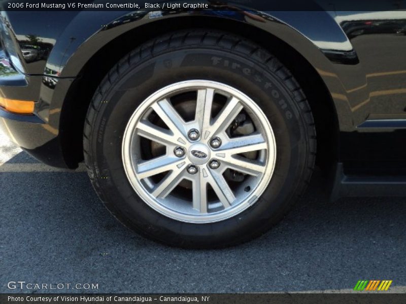 Black / Light Graphite 2006 Ford Mustang V6 Premium Convertible