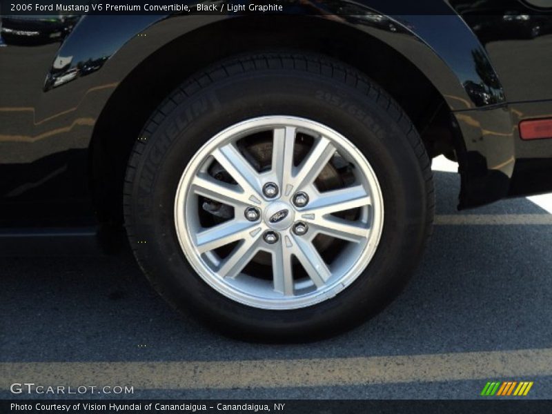 Black / Light Graphite 2006 Ford Mustang V6 Premium Convertible