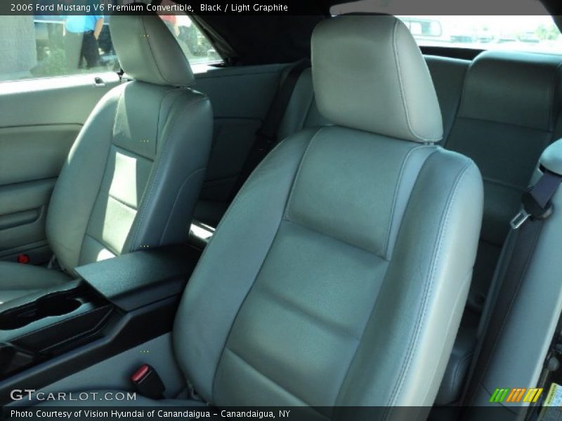 Black / Light Graphite 2006 Ford Mustang V6 Premium Convertible