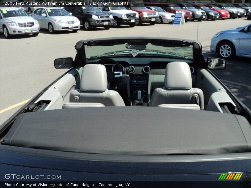 Black / Light Graphite 2006 Ford Mustang V6 Premium Convertible