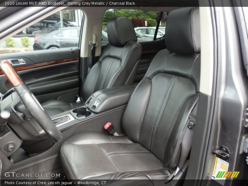 Sterling Grey Metallic / Charcoal Black 2010 Lincoln MKT AWD EcoBoost