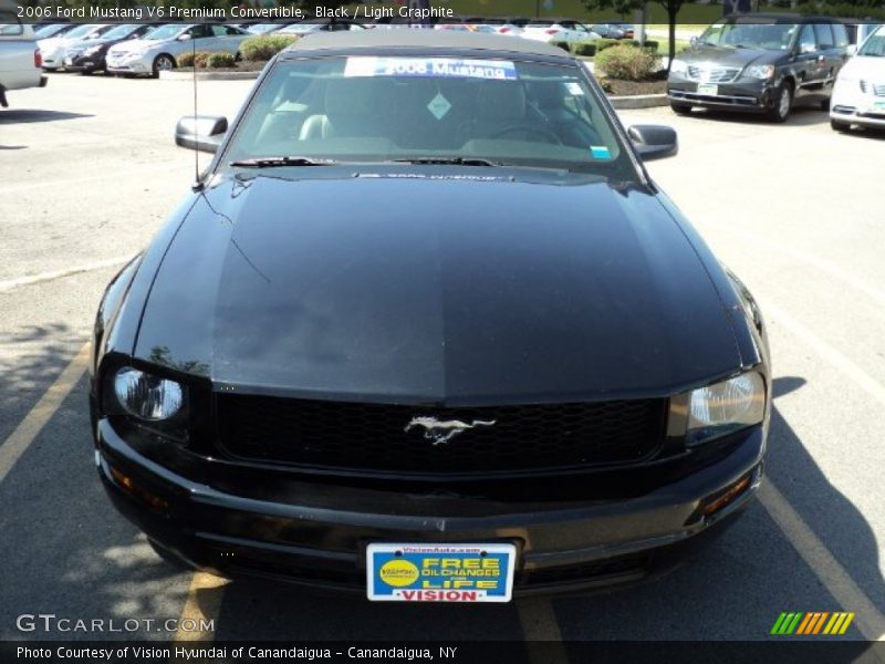 Black / Light Graphite 2006 Ford Mustang V6 Premium Convertible