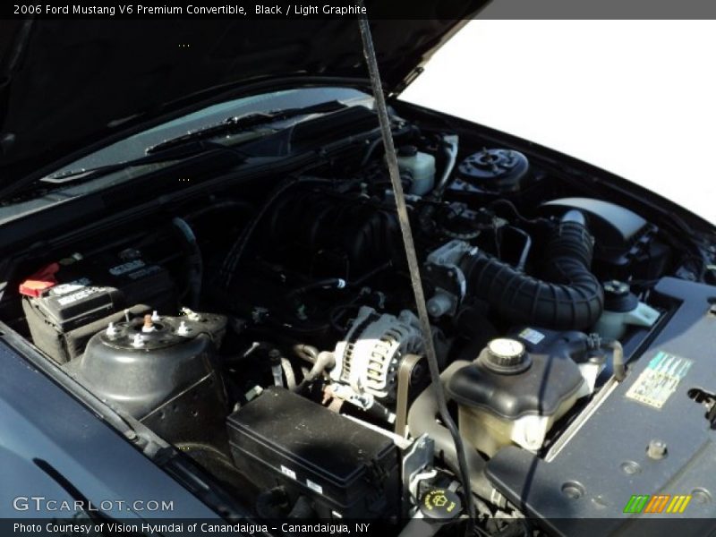 Black / Light Graphite 2006 Ford Mustang V6 Premium Convertible