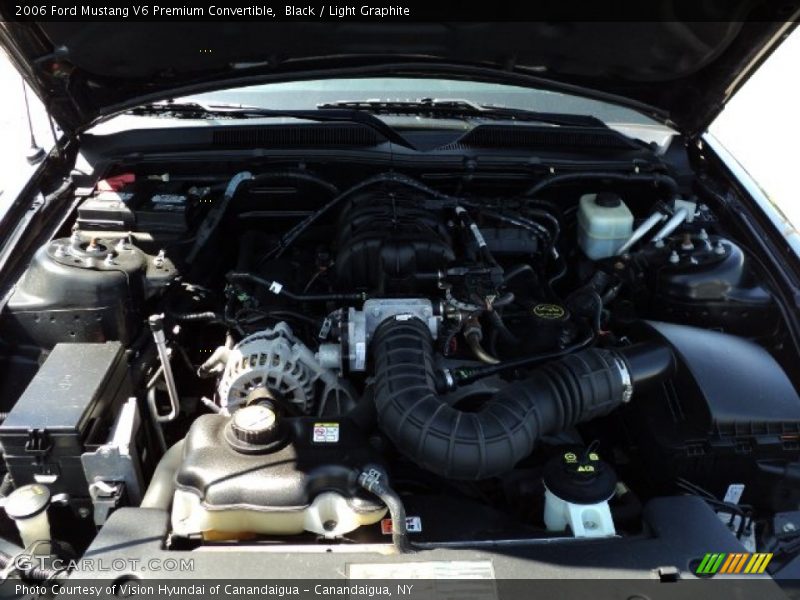 Black / Light Graphite 2006 Ford Mustang V6 Premium Convertible