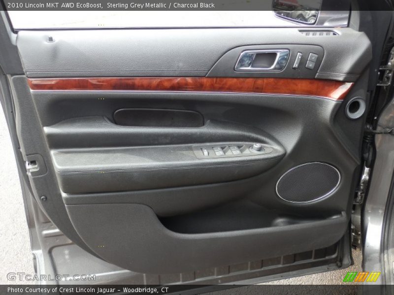 Sterling Grey Metallic / Charcoal Black 2010 Lincoln MKT AWD EcoBoost