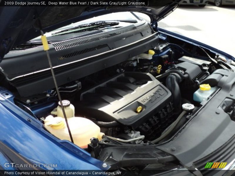 Deep Water Blue Pearl / Dark Slate Gray/Light Graystone 2009 Dodge Journey SE