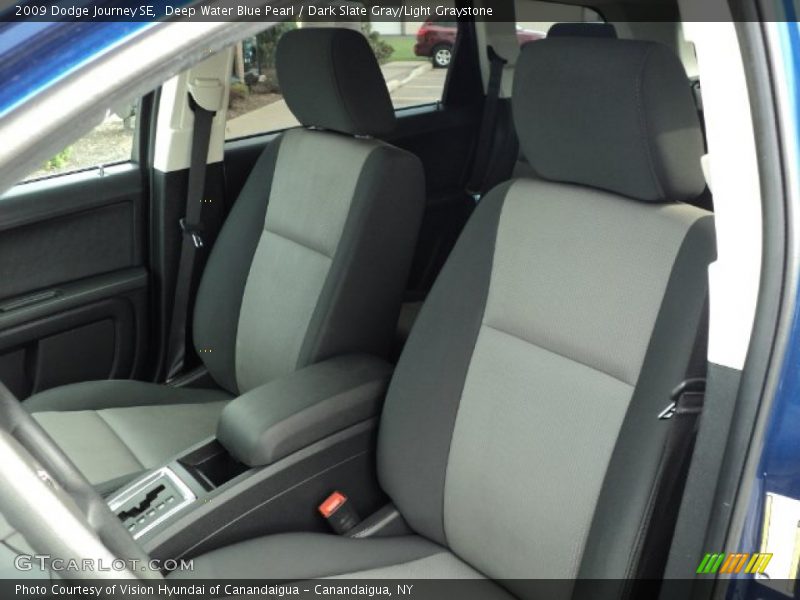Deep Water Blue Pearl / Dark Slate Gray/Light Graystone 2009 Dodge Journey SE
