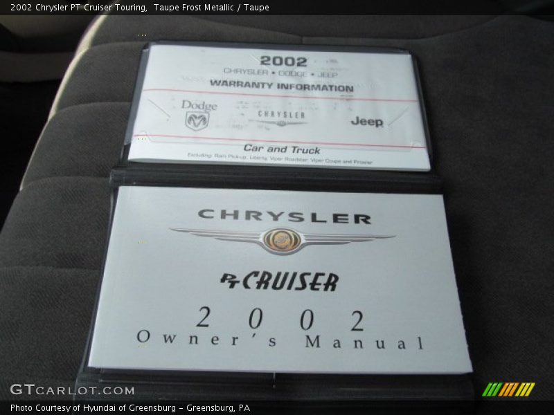 Books/Manuals of 2002 PT Cruiser Touring