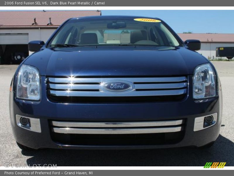 Dark Blue Pearl Metallic / Camel 2006 Ford Fusion SEL V6