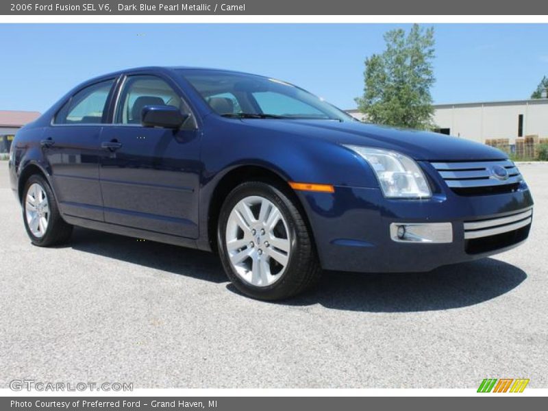 Dark Blue Pearl Metallic / Camel 2006 Ford Fusion SEL V6