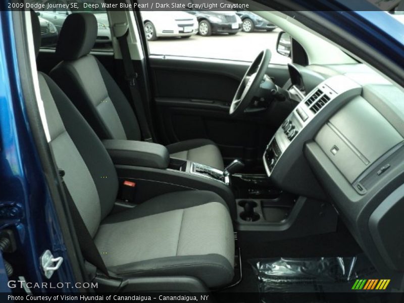 Deep Water Blue Pearl / Dark Slate Gray/Light Graystone 2009 Dodge Journey SE