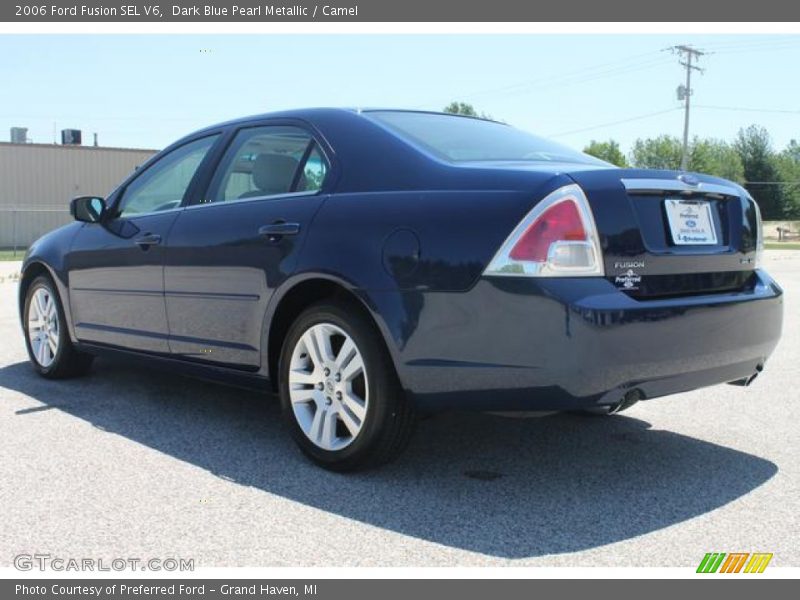 Dark Blue Pearl Metallic / Camel 2006 Ford Fusion SEL V6