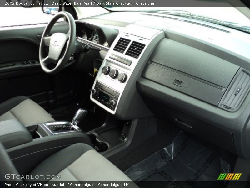 Deep Water Blue Pearl / Dark Slate Gray/Light Graystone 2009 Dodge Journey SE